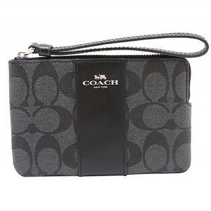 Coach Black Wristlet